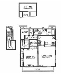 国分寺駅 徒歩7分 2階の物件間取画像